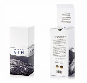 Arctic Blue Gin – ausgezeichnet als „Spirit of the Year“ 2018 – setzt auf Kartonqualität von Metsä Board