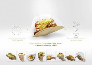 „Expandable Eco Street Food Ware“ ist der Sieger der Better with Less – Design Challenge